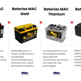 Bateria Mac Mas de 2000CC Todos