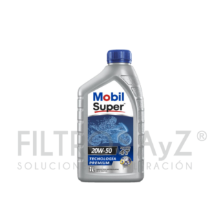 Aceite 20W50 por 1/4 Mobil