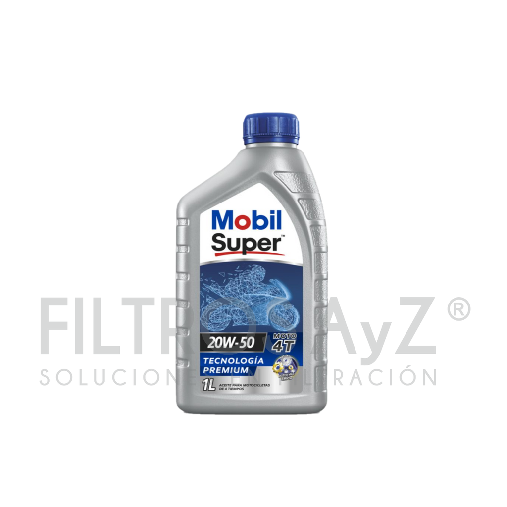 Aceite 20W50 por 1/4 Mobil