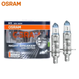 Bombillo Jgo X2 Osram H1 Nbr 110 % Mas Luz Blanca 64150NBU Original